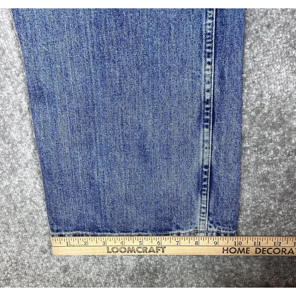 Vintage Old Navy Straight Leg Jeans Men Size 38x32 Blue Denim Cotton Pockets NWT